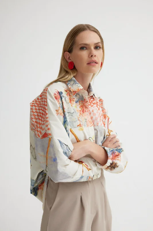 Diana Blouse PIINO Balloon Sleeve Blouse