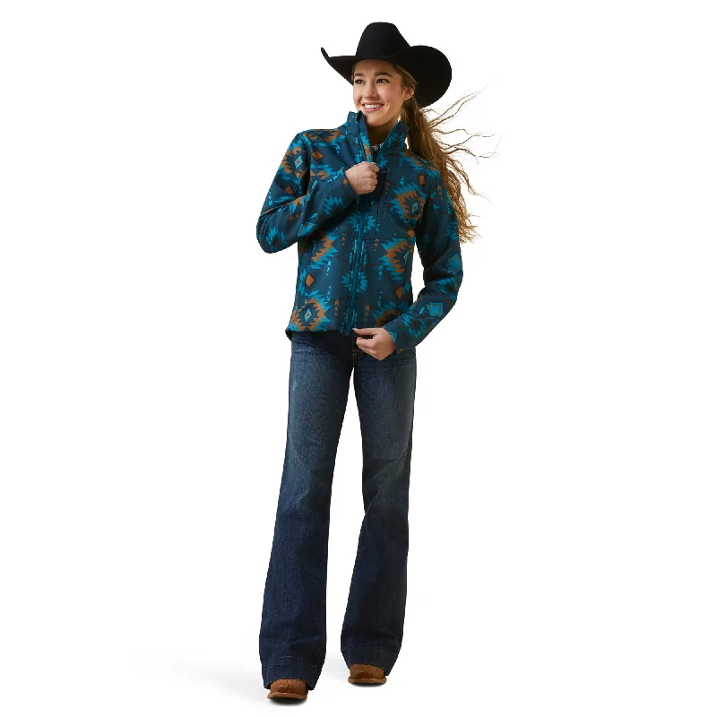 10046670 Ariat Women's Sioux Falls Softshell Jacket Welt Pockets Slit Pockets Flap Pockets