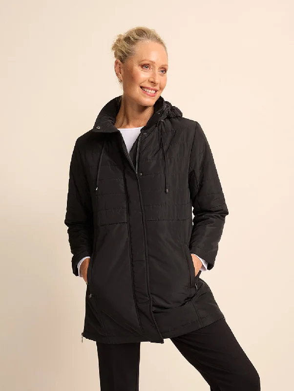 Kobie Jacket Snapped Jacket Toggled Jacket Drawstring Jacket