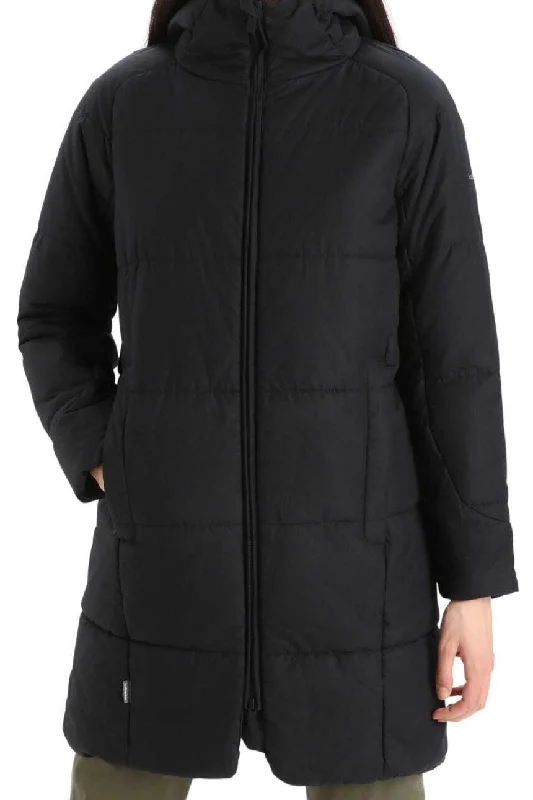 Womens MerinoLoft™ Collingwood II 3Q Hooded Jacket Boat Neck Shawl Collar Notched Collar