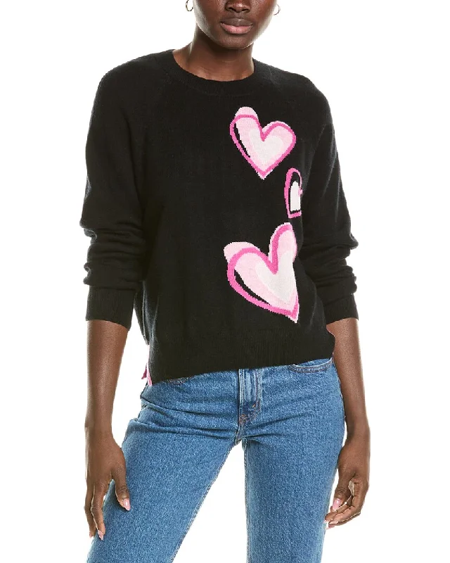 Brodie Cashmere Wool & Cashmere-Blend Graphic Heart Jumper Tailored Straight A-Line