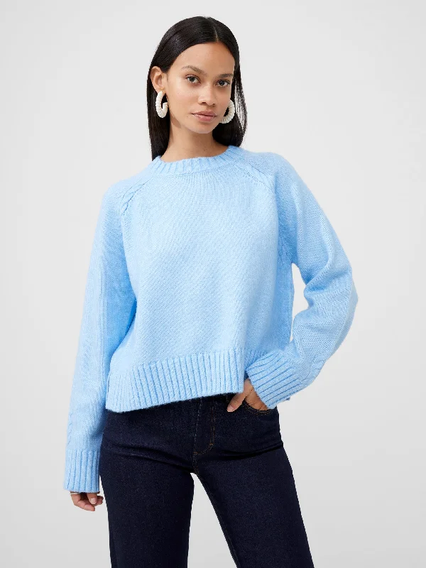 Kessy Knit Jumper Welt Pockets Slit Pockets Flap Pockets