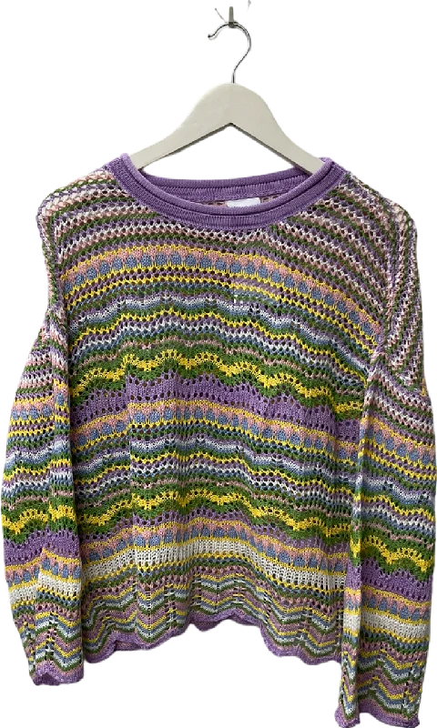 Kiwi & Co. Multicoloured Crew Neck Jumper No Size Long Sweater Short Sweater Cropped Sweater