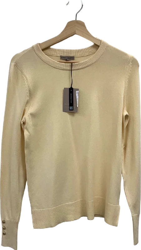 River Island x Samantha Faiers Yellow Jumper UK 6 Machine Wash Dry Clean Hand Wash