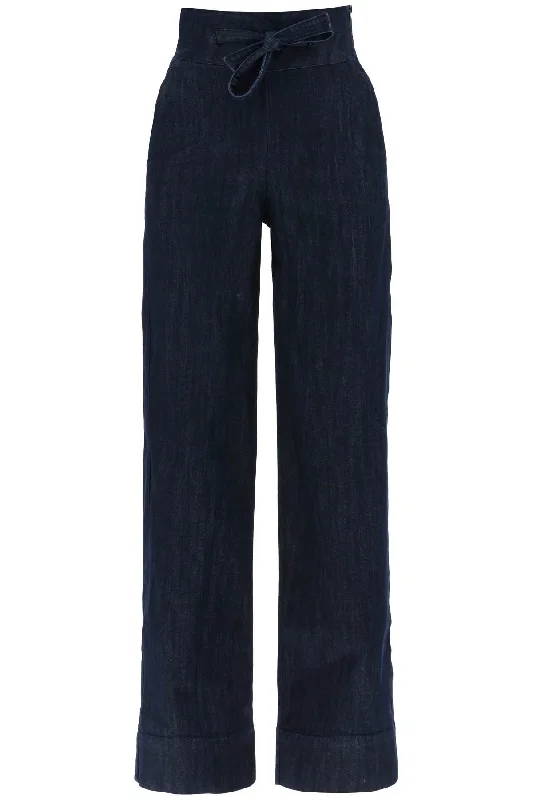 Tolone Jeans  - Blue Cozy Stretch High-Waist Jeans