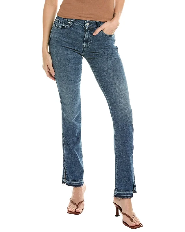 7 For All Mankind Kimmie Cleo Straight Jean Stylish High-Waist Jeans