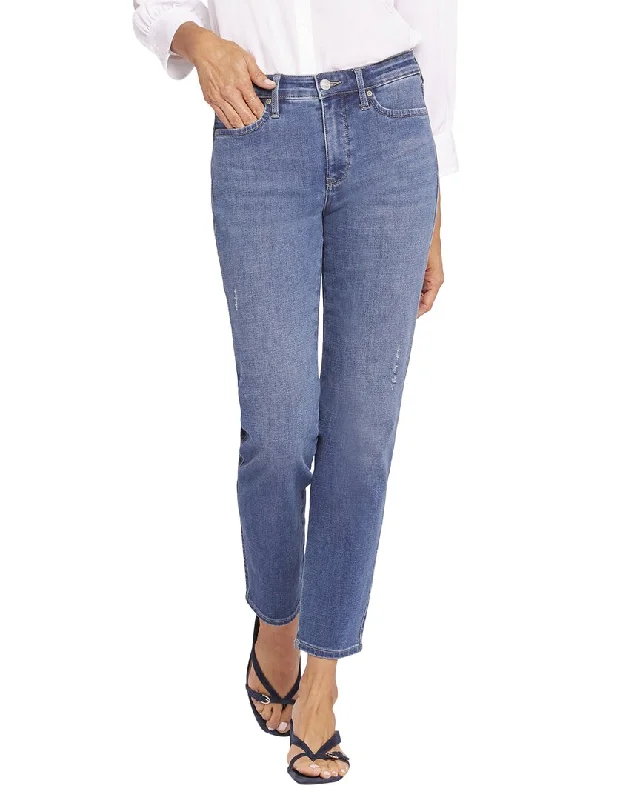 Nydj Petite Stella Adore Stella Jean Casual Wide-Legged Denim Jeans