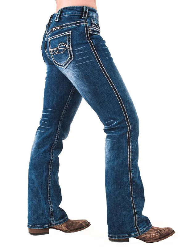 Cowgirl Tuff Ladies Jeans - Mid Rise - Triumph Trendy Low-Rise Slim Jeans