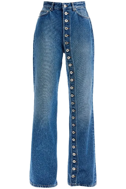 JEAN PAUL GAULTIER high-end denim jeans Casual Loose Fit Jeans