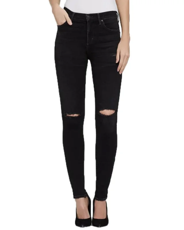 "Rocket" High Rise Skinny Jean Comfortable Faded High-Rise Jeans