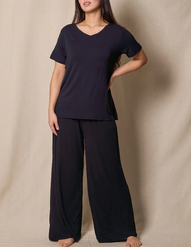 Bamboo Palazzo Lounge Pants Formal Dress Pants