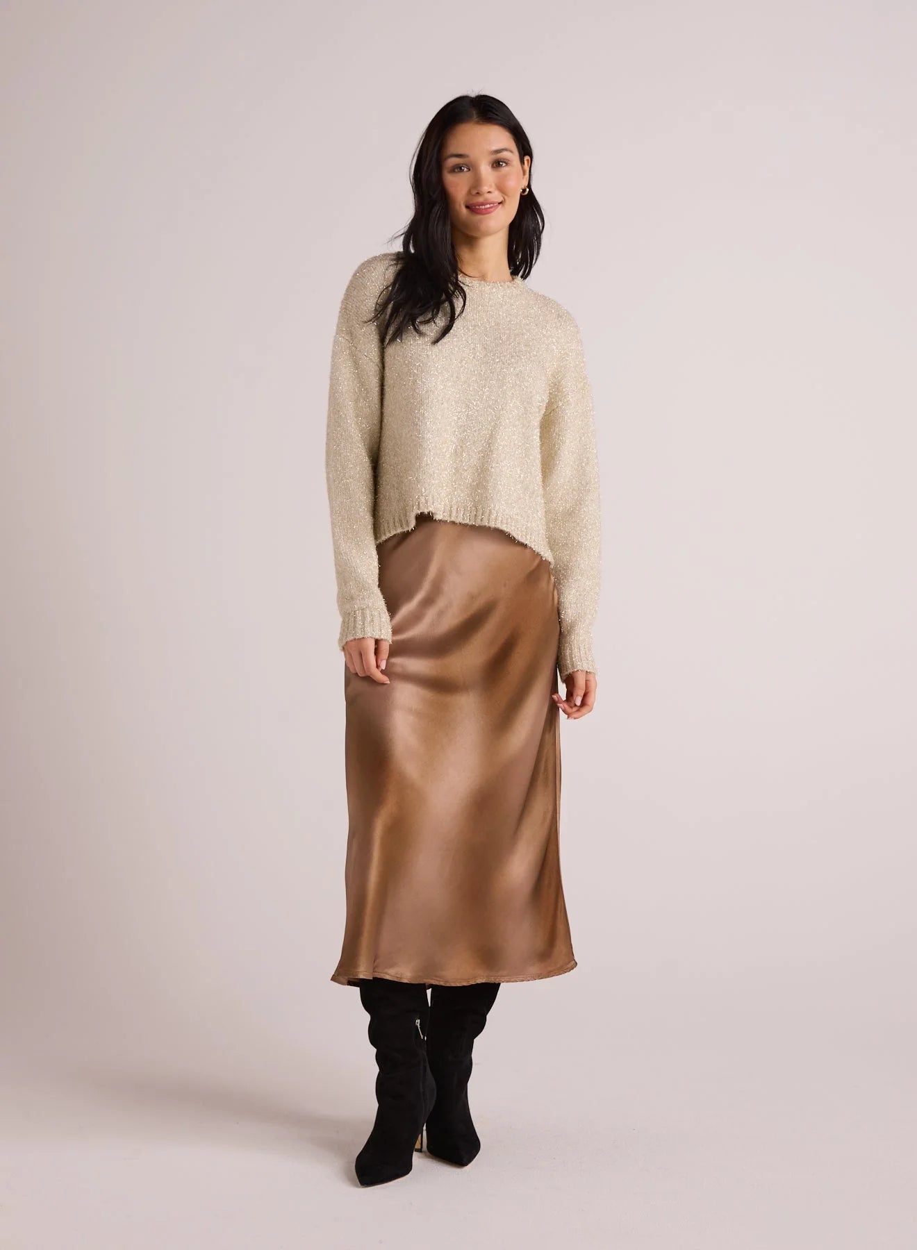 NORA MIDI SKIRT a-line skirt cut