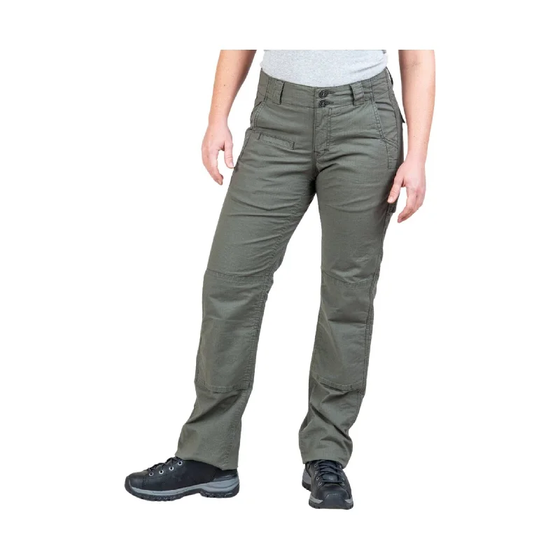 Dovetail Women's Day Construct Ripstop Pant - Olive Green - ONLINE STORE CREDIT/EXCHANGE ONLY Formal Linen Trousers