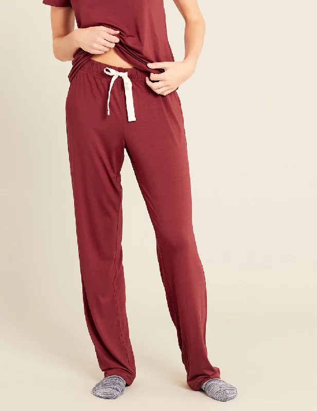 Goodnight Sleep Pants - Ruby Chic Wool Trousers