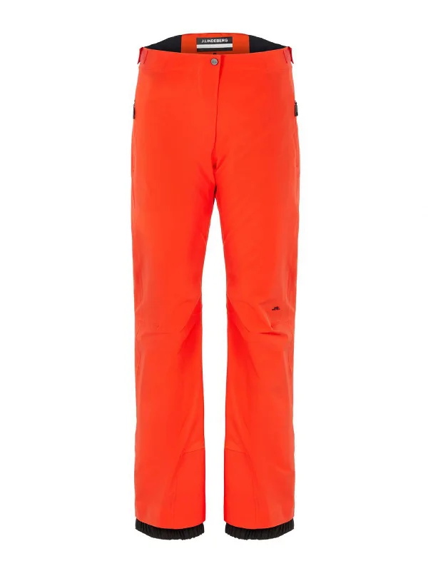 J.Lindeberg Womens Watson Ski Pants - RACING RED Classic Straight-Leg Pants