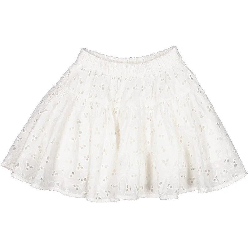 MarMar Broderie Anglaise Cloud Sylviana Skirt denim skirt stylish