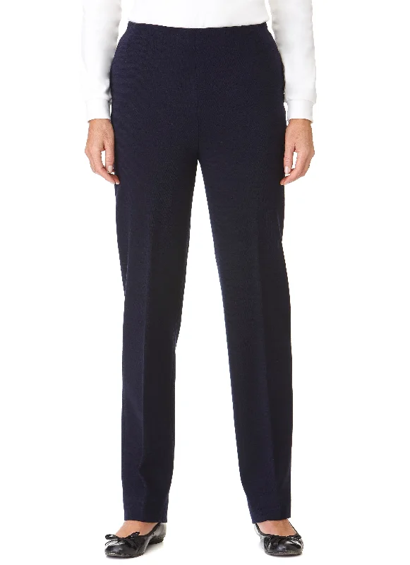 MARYBOROUGH PULL ON PONTI PANT - NAVY Stylish Harem Pants