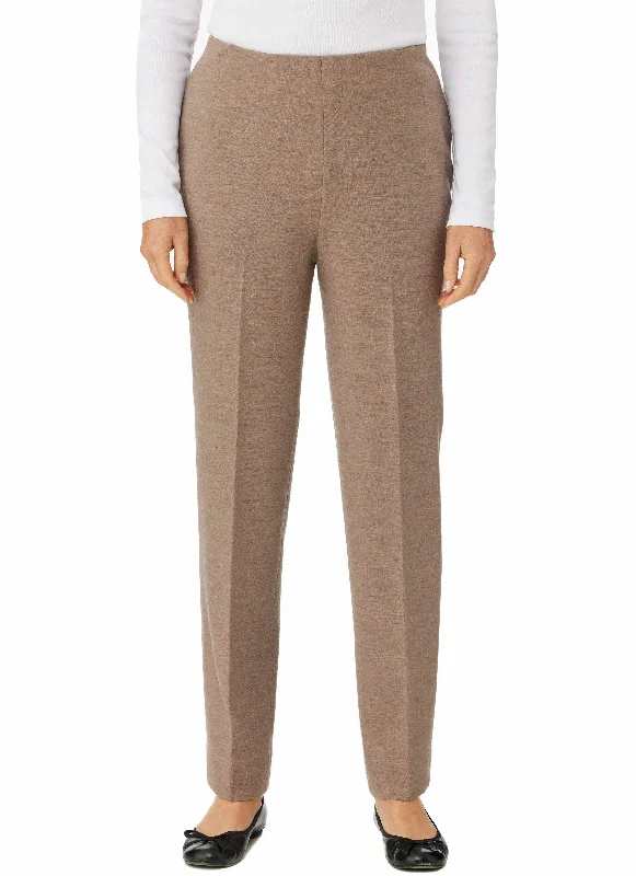 MARYBOROUGH PULL ON PONTI PANT - PEBBLE Comfortable Maternity Pants