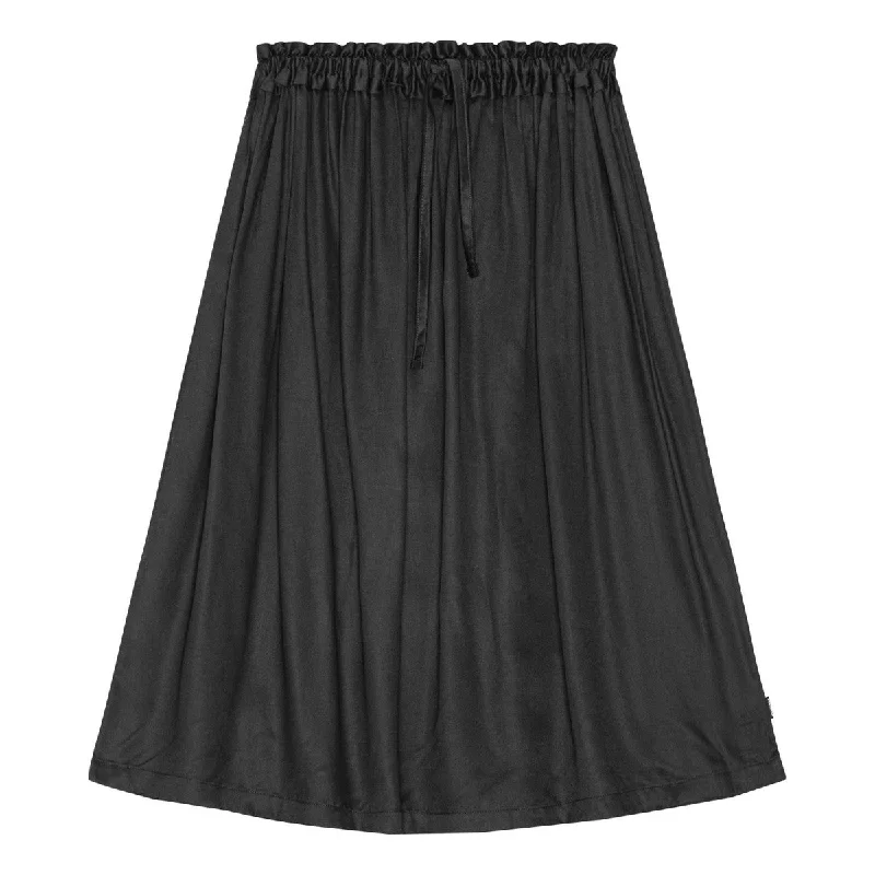 Molo Black Brittany Skirt leather skirt refined