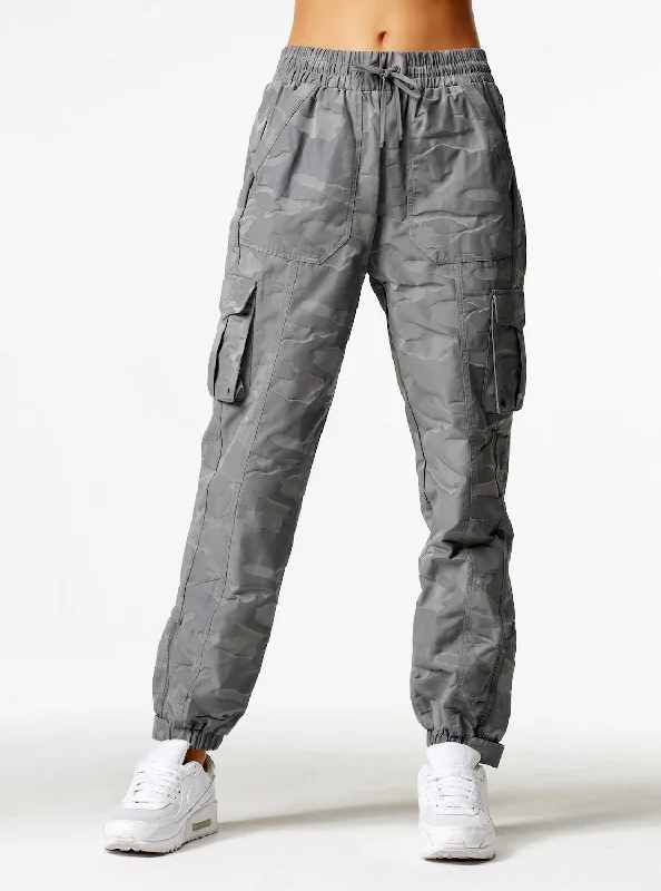 New Camo Pant - Sharkskin High-Waist Jeans