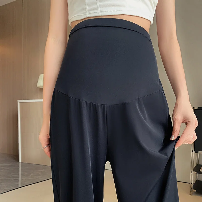 NiDELL: Pregnant Women’s Fashionable Long Pants for Summer Formal Slim Pants