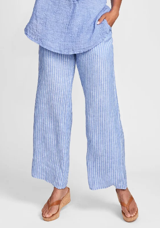 Playful Pant - Wide Leg Linen Pants - FINAL SALE High-Waist Jogger Pants