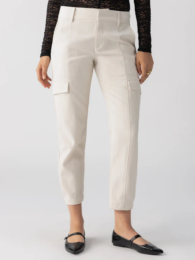 Polished Cargo Pants by Sanctuary in Toasted Marshmallow Fashionable Work Pants