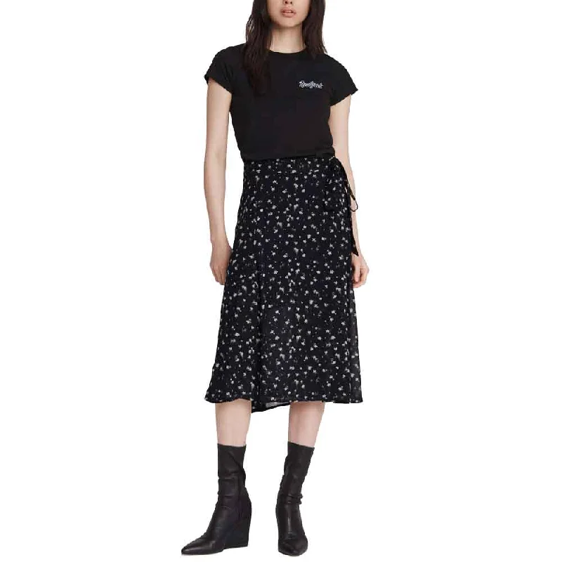 Rag & Bone Lily Floral Midi Skirt vintage skirt charm