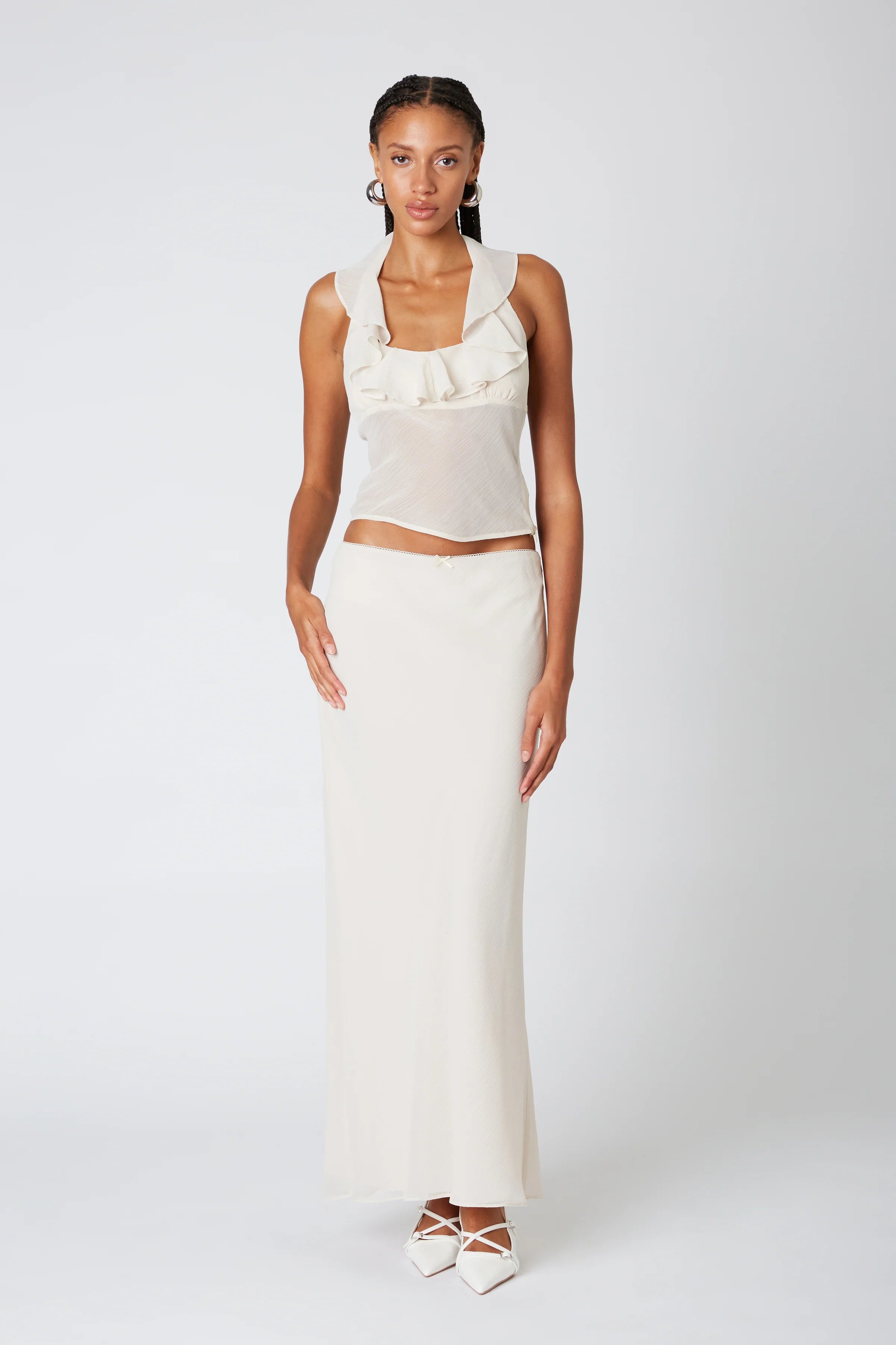 Ravello Skirt Moonbeam high waist skirt