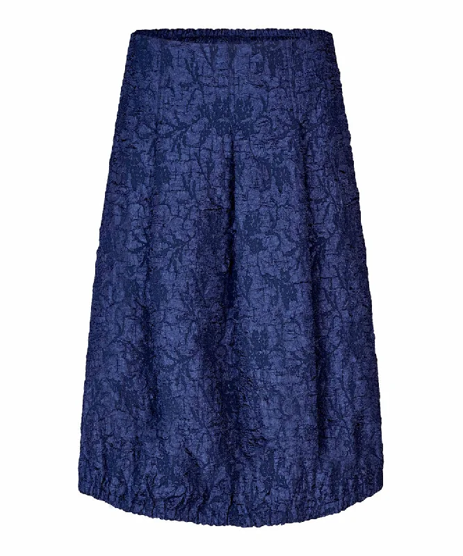 Shanti Jacquard Bubble Skirt cashmere skirt rich