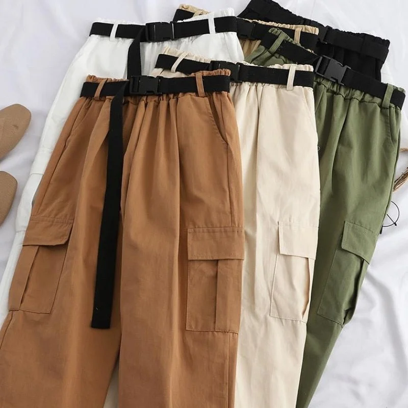 Summer Women Pants Classic Cropped Pants