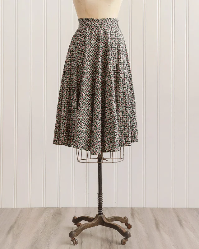 Picking Elderberries Midi Skirt relaxed fit skirt