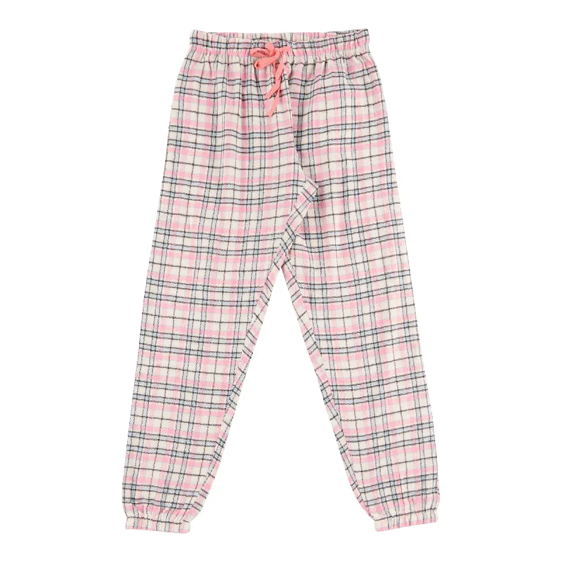 Women's Cotton Flannel Plaid PJ Pants Comfortable Fleece Pants