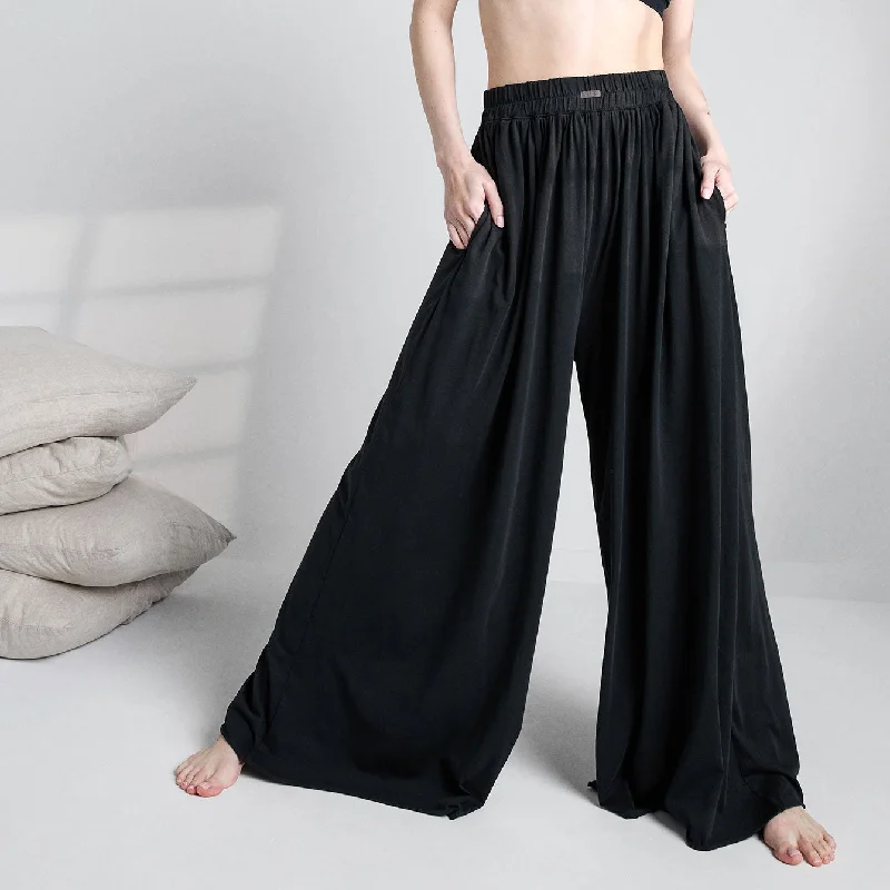 Organic Pima Wide Leg Pant Trendy Velvet Pants